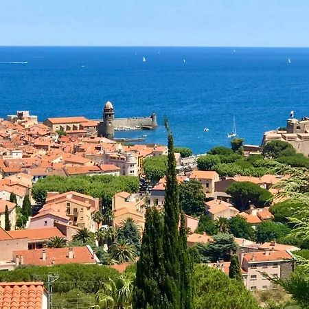 Appartement Sous Le Soleil Vue Mer, Parking Inclus , Clim ,Wifi Collioure Exterior photo
